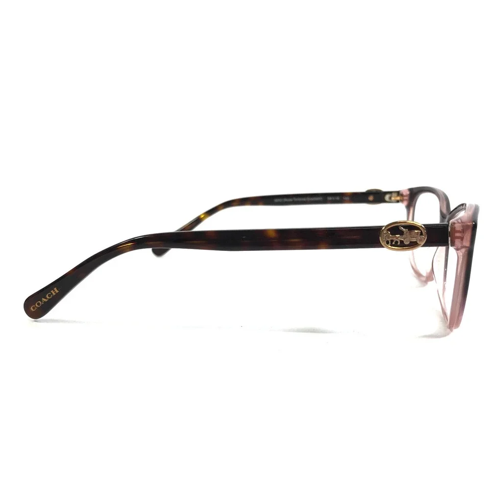 Coach Eyeglasses Frames HC6180 5650 Rose Tortoise Gradient Cat Eye 54-16-140